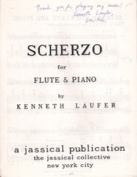 Scherzo - Flute and Piano