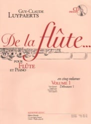 De la flute, Volume 1 (Book and CD) - Flute and Piano