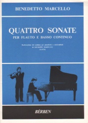 4 Sonatas - Flute and Basso Continuo or Piano