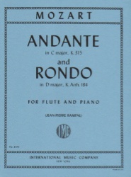 Andante (K. 315) and Rondo (K. Anh. 184) - Flute and Piano