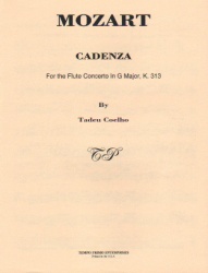 Cadenzas by Tadeu Coelho: Mozart Concerto in G Major, K. 313 - Flute