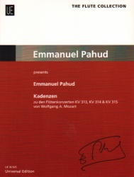 Candenzas by Emmanuel Pahud: Mozart Concerti K. 313, K. 314, and K. 315 - Flute