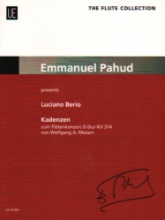 Cadenzas by Luciano Berio: Mozart Concerto in D major, K. 314 - Flute