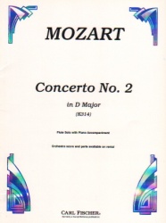 Concerto No. 2 in D Major, K 314 - Flute and Piano