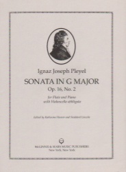 Sonata in G Major, Op. 16 No. 2 - Flute and Piano with Cello