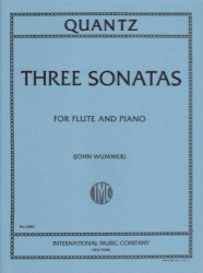 3 Sonatas - Flute and Piano