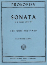 Sonata in D Major, Op. 94 - Flute and Piano