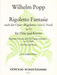 Rigoletto Fantasie, Op. 335 - Flute and Piano