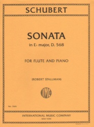 Sonata in E-flat Major, D. 568 - Flute and Piano