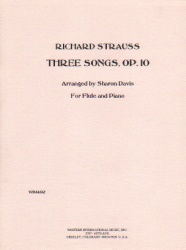 3 Songs, Op. 10 - Flute and Piano