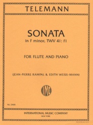 Sonata in F Minor, TWV 41: F1 - Flute and Piano