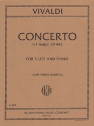 Concerto in F Major,  F/VI No.1, RV 442 - Flute and Piano