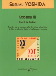 Kodama 3: Espirit de l'arbre - Flute with or without Piano