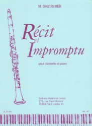 Recit et Impromptu - Clarinet and Piano