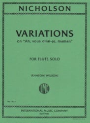 Variations on "Twinkle, Twinkle Little Star" - Flute Unaccompanied