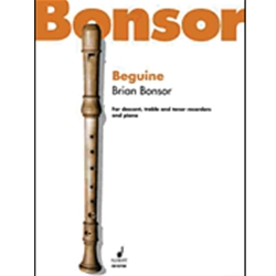 Beguine - Recorder Trio (SAT) and Piano (Score and Parts)