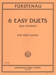 6 Duets, Op. 137, Volume 2 - Flute Duet