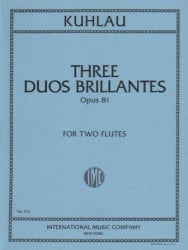 3 Duos Brillantes, Op. 81 - Flute Duet