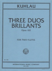 3 Duos Brilliants, Op. 102 - Flute Duet