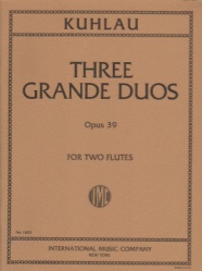 3 Grande Duos, Op. 39 - Flute Duet