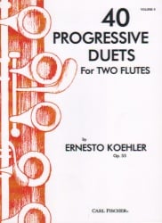 40 Progressive Duets, Op. 55, Vol. 2 - Flute Duet