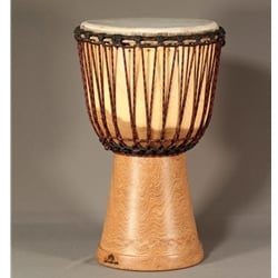 10" Hand Carved Kangaba Djembe from Mali