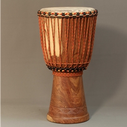 11" Hand Carved Kangaba Djembe from Mali