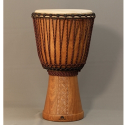 13" Hand Carved Kangaba Djembe from Mali