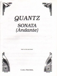 Sonata (Andante) - Flute Duet and Piano