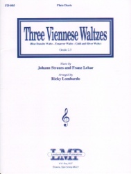 3 Viennese Waltzes - Flute Duet
