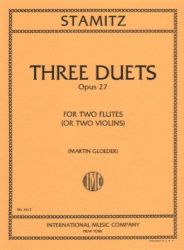 3 Duets, Op. 27 - Flute (or Violin) Duet