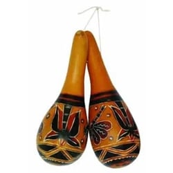 Inter-American 0779G Large Gourd Maracas (Pair)