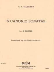 Six Canonic Sonatas - Flute Duet