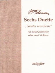 6 Duets "Sonatas without Bass" - Flute (or Violin) Duet