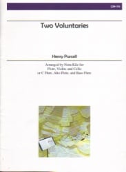 2 Voluntaries - Flute, Violin and Cello (or Flute Trio)
