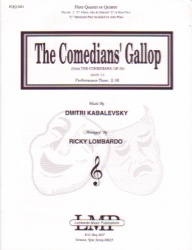 Comedian's Galop - Flute Quartet or Quintet