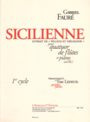 Sicilienne (from Pelleas et Melisande) -4 Flutes (optional Piano)