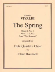 Spring from The Four Seasons - Flute Quartet or Choir