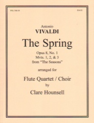 Spring from The Four Seasons - Flute Quartet or Choir