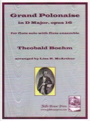 Grand Polonaise in D Major, Op 16 - Flute Solo with Flute Ensemble
