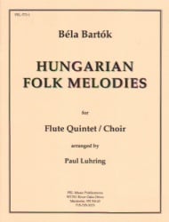 Hungarian Folk Melodies - Flute Quintet or Choir