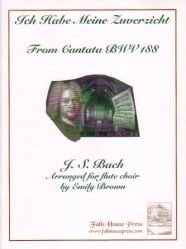 Ich Habe Meine Zuversicht from Cantata, BWV 188 - Flute Choir