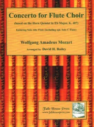Concerto for Flute Choir (based on the Horn Quintet in E-flat, K. 407)