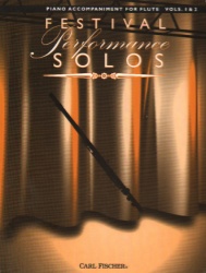 Festival Performance Solos: Flute, Vol. 1 and 2 - Piano Accompaniment