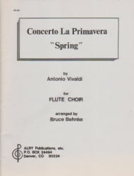 Concerto La Primavera, "Spring" - Solo Flute with Flute Choir