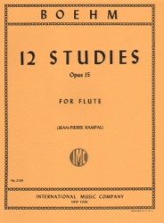12 Studies, Op. 15 - Flute