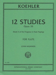 12 Studies, Op 33, Volume 2 - Flute