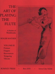 Art of Playing the Flute, Volume 3: Posture etc.