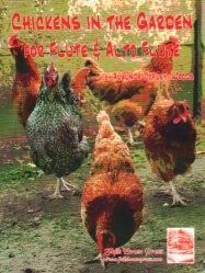 Chickens in the Garden for Flute and Alto Flute - Flute Duet