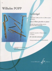 Lockvogel, Op. 449 - 2 Piccolos and Piano
